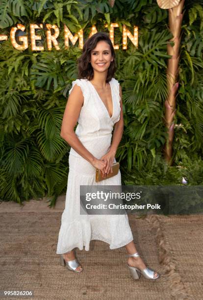 Nina Dobrev arrives to the 2nd Annual Maison St-Germain event at Little Beach House on July 10, 2018 in Malibu, California.