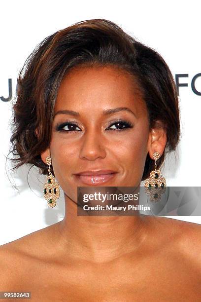 Singer Melanie Brown arrives at the 18th annual Elton John AIDS Foundation Oscar Party held at Pacific Design Center on March 7, 2010 in West...