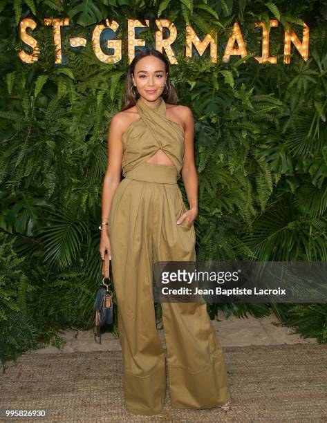 Ashley Madekwe attends the 2nd Annual Maison St-Germain on July 10, 2018 in Malibu, California.
