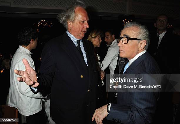 Vanity Fair Editor Graydon Carter and director Martin Scorsese attend the Vanity Fair and Gucci Party Honoring Martin Scorsese during the 63rd Annual...