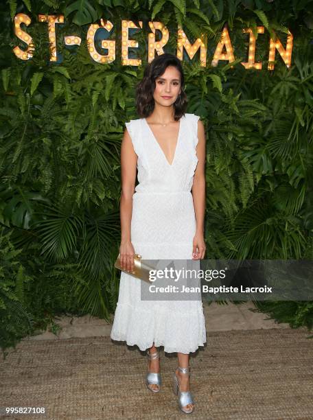 Nina Dobrev attends the 2nd Annual Maison St-Germain on July 10, 2018 in Malibu, California.