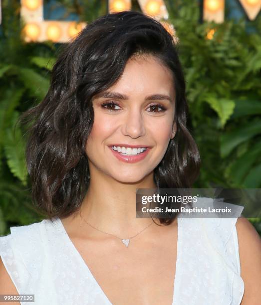 Nina Dobrev attends the 2nd Annual Maison St-Germain on July 10, 2018 in Malibu, California.