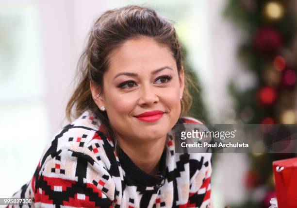 Actress / TV Personality Vanessa Lachey visits Hallmark's "Home & Family" celebrating "Christmas In July" at Universal Studios Hollywood on July 10,...