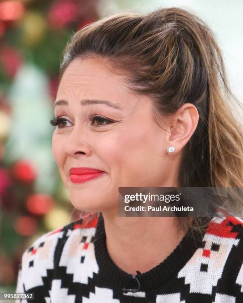 Actress / TV Personality Vanessa Lachey visits Hallmark's "Home & Family" celebrating "Christmas In July" at Universal Studios Hollywood on July 10,...