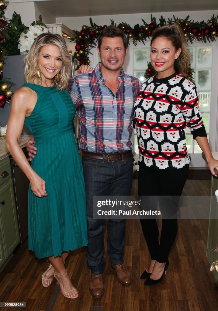 Celebrities Visit Hallmark's "Home & Family" celebrating "Christmas In July"