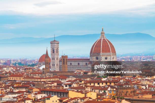 cathedral  santa maria del fiore, florence, italy - fiore stock pictures, royalty-free photos & images