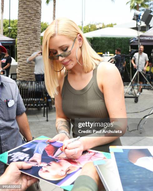 Recording Artist Iggy Azalea is seen in Los Angeles on July 10, 2018 in Los Angeles, California.