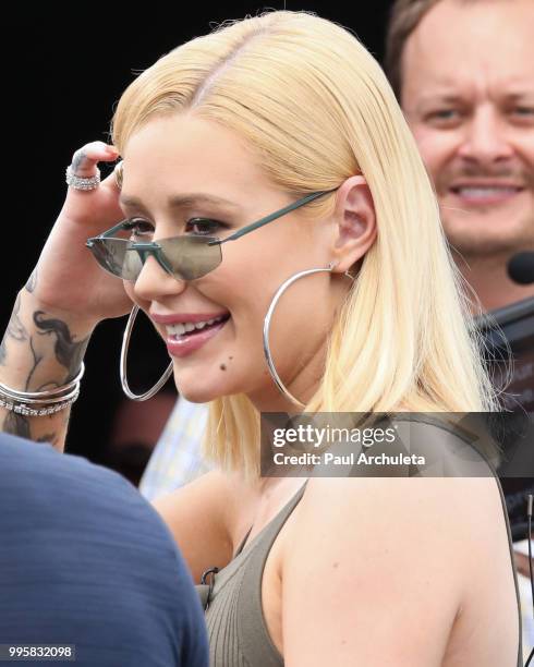 Recording Artist Iggy Azalea is seen in Los Angeles on July 10, 2018 in Los Angeles, California.