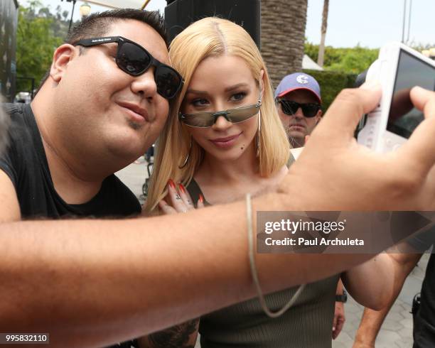 Recording Artist Iggy Azalea ,Selfie Detail, is seen in Los Angeles on July 10, 2018 in Los Angeles, California.