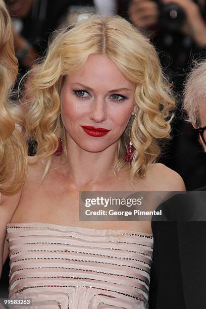 Actress Naomi Watts attends the 'You Will Meet A Tall Dark Stranger' Premiere held at the Palais des Festivals during the 63rd Annual International...