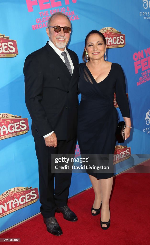 Celebration Of The Los Angeles Engagement Of "On Your Feet!" The Emilio And Gloria Estefan Broadway Musical - Arrivals