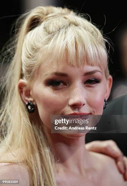 Actress Haley Bennett attend the "Kaboom" Premiere at the Palais des Festivals during the 63rd Annual Cannes Film Festival on May 15, 2010 in Cannes,...