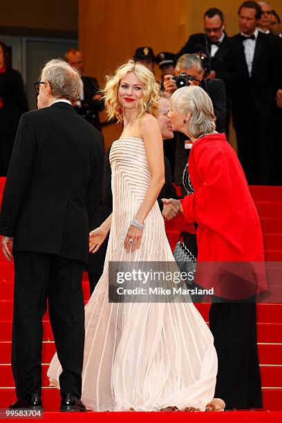 Naomi Watts attends the 'You Will Meet A Tall Dark Stranger' Premiere held at the Palais des Festivals during the 63rd Annual International Cannes...