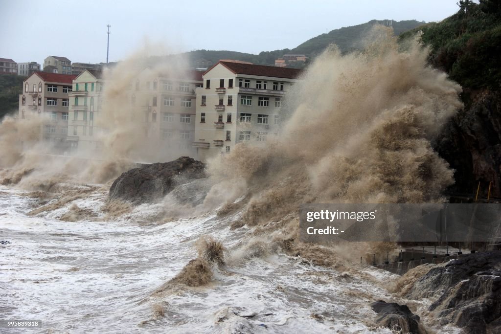 CHINA-WEATHER-TYPHOON