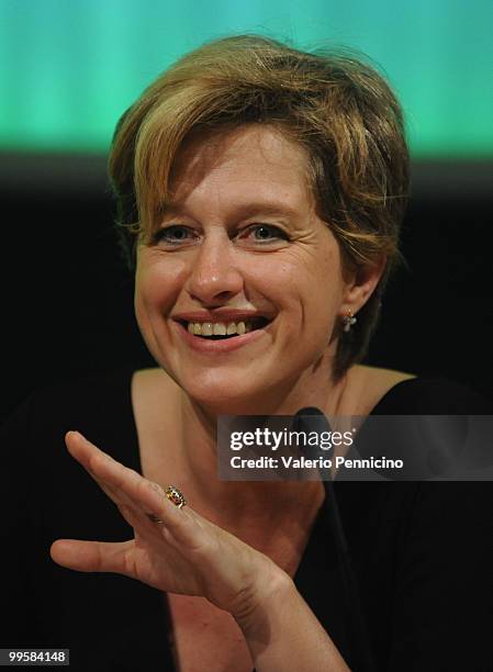 Giovanna Zucconi attends the ''Il viaggio d'inverno'' book presentation during the 2010 Turin International Book Fair on May 15, 2010 in Turin, Italy.