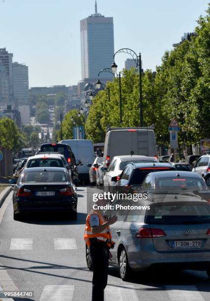 Brussels 02/07/18 - Tunnel Léopold II, fermé pour rénovation - Tunnel leopold II, gesloten voor renovaties © Philip Reynaers / Photonews via Getty...