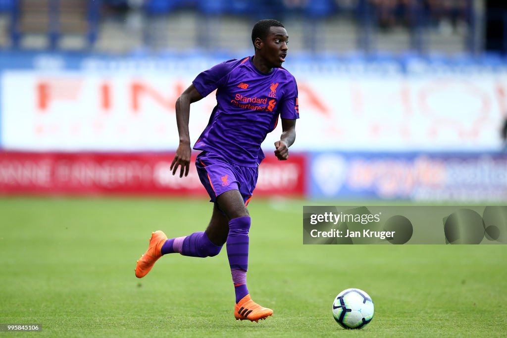 Tranmere Rovers v Liverpool - Pre-Season Friendly