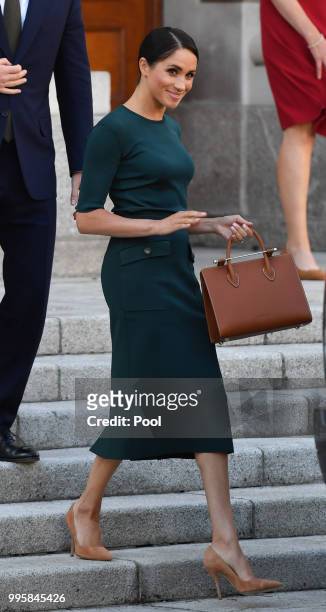 Meghan, Duchess of Sussex attends a meeting at the Taoiseach during their visit to Ireland on July 11, 2018 in Dublin, Ireland.