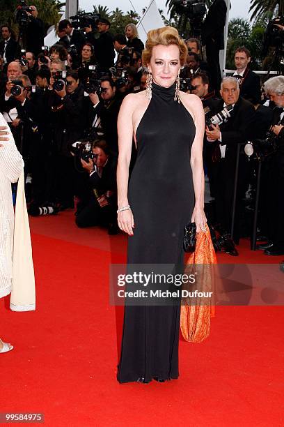 Caroline Gruosi Scheufele attends the 'You Will Meet A Tall Dark Stranger' premiere at the Palais des Festivals during the 63rd Annual Cannes Film...