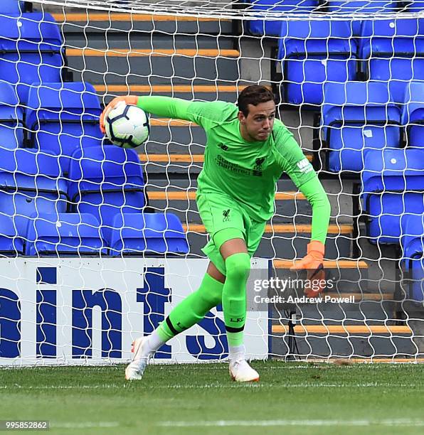 Danny Ward of Liverpool during the pre-season friendly match between Tranmere Rovers and Liverpool at Prenton Park on July 10, 2018 in Birkenhead,...