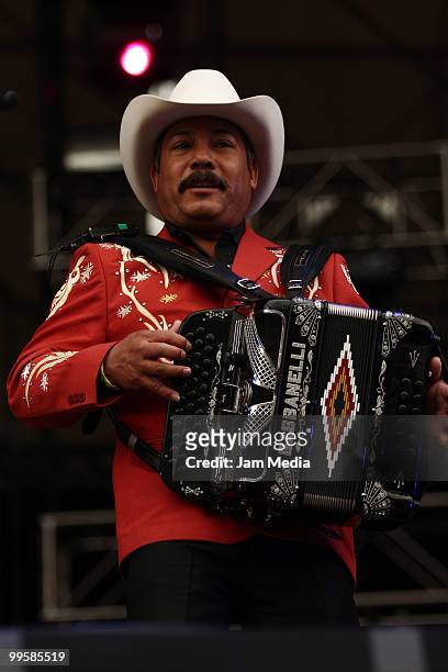 Cardenales de Nuevo Leon performs during the Vive Grupero Festival at Foro Sol on May 15, 2010 in Mexico City, Mexico.