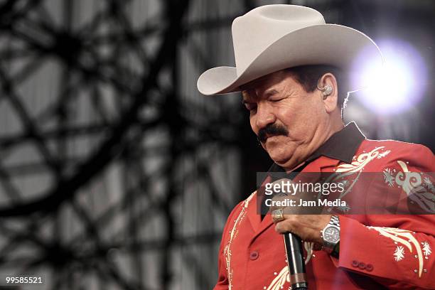 Cardenales de Nuevo Leon performs during the Vive Grupero Festival at Foro Sol on May 15, 2010 in Mexico City, Mexico.