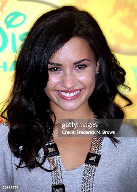 Actress Demi Lovato attends the Disney and ABC Television Group Summer press junket at ABC on May 15, 2010 in Burbank, California.