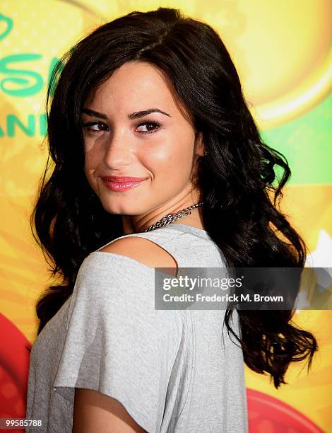 Actress Demi Lovato attends the Disney and ABC Television Group Summer press junket at ABC on May 15, 2010 in Burbank, California.