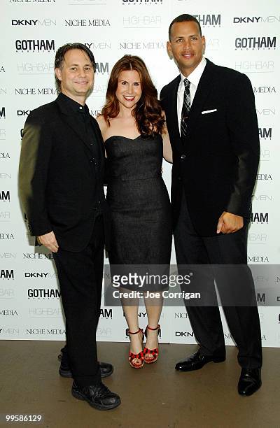 And founder of Niche media Jason Binn, SVP of global public relations for DKNY Aliza Licht and New York Yankee third baseman Alex Rodriguez during...