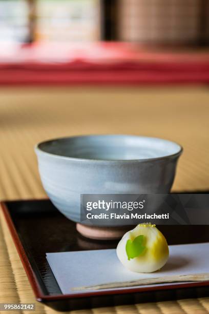 japanese tea ceremony - japanese tea cup stock pictures, royalty-free photos & images