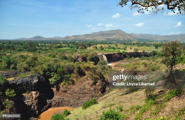 blue nile falls - libertad stock-fotos und bilder