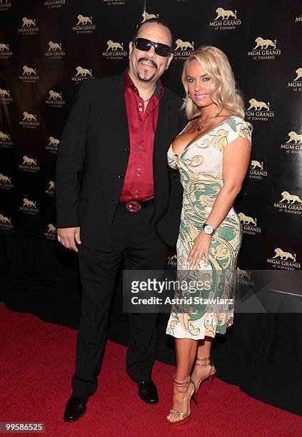 Rapper Ice-T and wife Coco attend the 2nd Anniversary celebration at MGM Grand at Foxwoods on May 15, 2010 in Mashantucket, Connecticut.