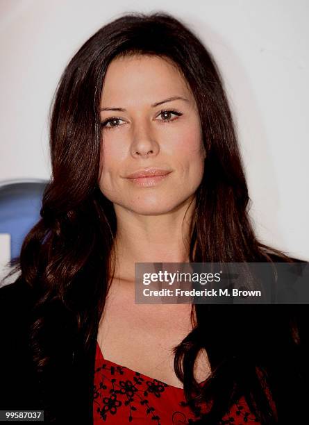 Actress Rhona Mitra attends the Disney and ABC Television Group Summer press junket at ABC on May 15, 2010 in Burbank, California.