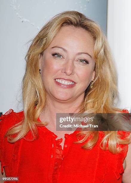 Virginia Madsen arrives to the Disney/ABC Television Group press junket held at the ABC Television Network Building on May 15, 2010 in Burbank,...