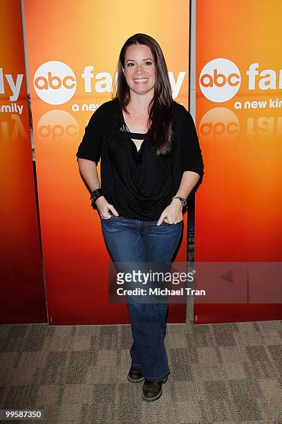 Holly Marie Combs arrives to the Disney/ABC Television Group press junket held at the ABC Television Network Building on May 15, 2010 in Burbank,...