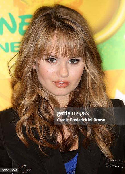 Actress Debby Ryan attends the Disney and ABC Television Group Summer press junket at ABC on May 15, 2010 in Burbank, California.