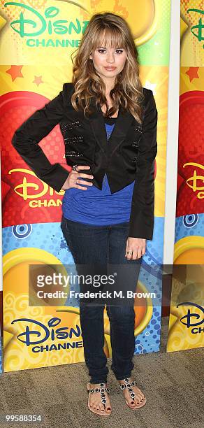 Actress Debby Ryan attends the Disney and ABC Television Group Summer press junket at ABC on May 15, 2010 in Burbank, California.