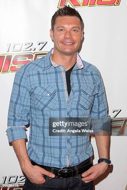 Radio host Ryan Seacrest arrives at KIIS FM's Wango Tango 2010 at the Staples Center on May 15, 2010 in Los Angeles, California.