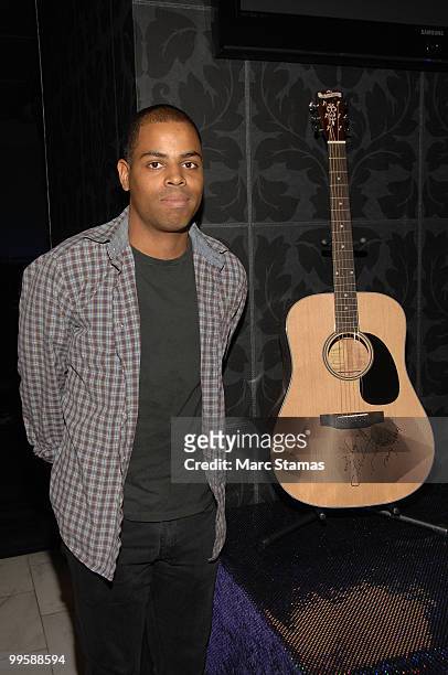 Fashion designer Moises de la Renta attends The Patti Smith Benefit Concert For The American Folk Art Museum at Espace on May 15, 2010 in New York...