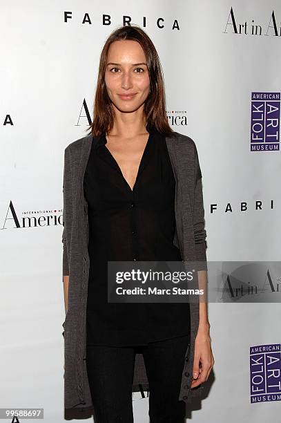 Ulla van Zeller attends The Patti Smith Benefit Concert For The American Folk Art Museum at Espace on May 15, 2010 in New York City.