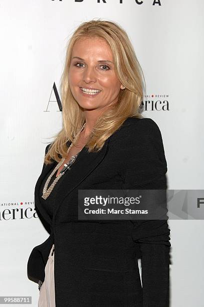 Former Miss Germeny Petra Levin attends The Patti Smith Benefit Concert For The American Folk Art Museum at Espace on May 15, 2010 in New York City.
