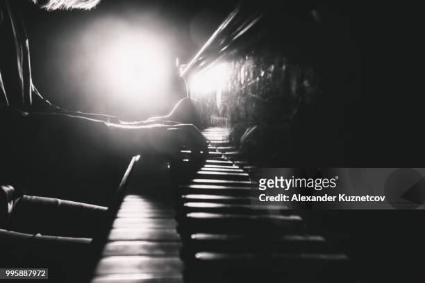 pianist. keyboard - ébène photos et images de collection