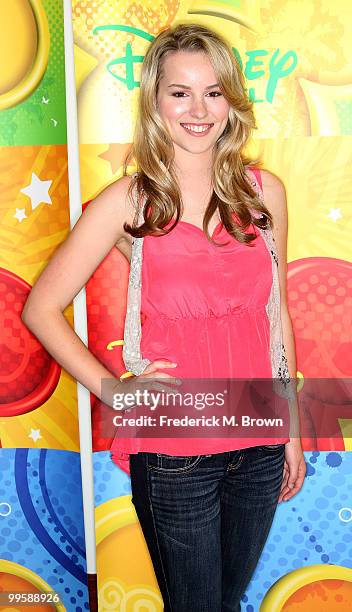 Actress Bridgit Mendler attends the Disney and ABC Television Group Summer press junket at ABC on May 15, 2010 in Burbank, California.