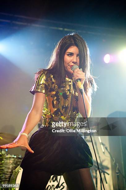 Marina Diamandis of Marina and the Diamonds performs at Concorde 2 during day three of The Great Escape Festival on May 15, 2010 in Brighton, England.