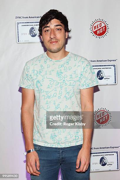 Musician Ed Droste of Grizzly Bear attends the after party for The National concert benefit presented by ZYNC from American Express at Skylight One...
