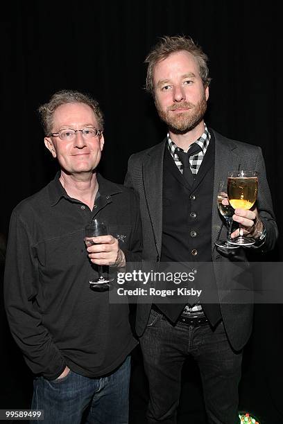 Singer Matt Berninger of The National attends the after party for The National concert benefit presented by ZYNC from American Express at Skylight...