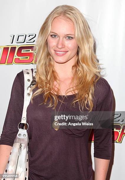 Actress Leven Ramblin arrives at KIIS FM's Wango Tango 2010 at the Staples Center on May 15, 2010 in Los Angeles, California.