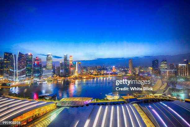 mbs night view - blick stock pictures, royalty-free photos & images