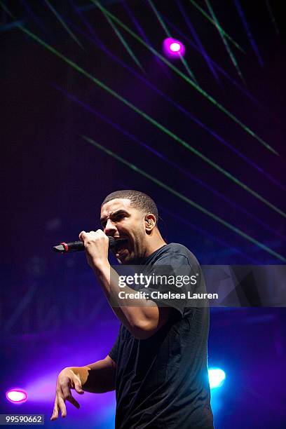 Recording artist Drake performs at the Sungod Festival at UCSD on May 14, 2010 in San Diego, California.