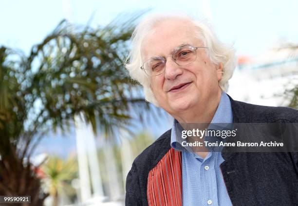 Director Bertrand Tavernier attends the 'The Princess Of Montpensier' Photo Call held at the Palais des Festivals during the 63rd Annual...